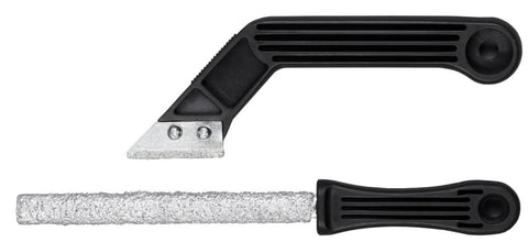TUNGSTEN GRIT TILE FILE & GROUT REMOVER SET