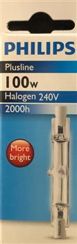 LINEAR HALOGEN GLOBE -  78mm  - 100W -   1Pk - PHILLIPS