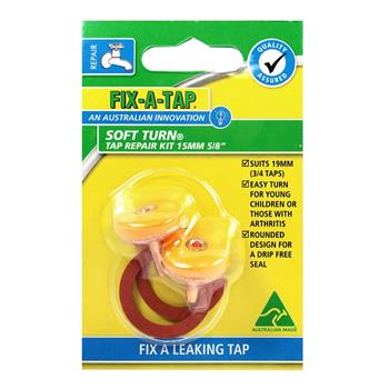 TAP REPAIR KIT - FIX-A-TAP -  20mm  - SOFT TURNOFF  - 2 PACK