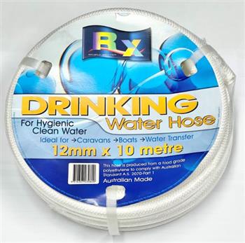 DRINKING WATER HOSE  - 12mm x 10m  - HOSES - RX