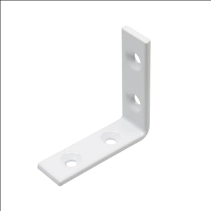 ANGLE BRACKET  - WHITE - 60 x 18mm