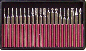 BURR SET - DIAMOND - 30 PIECE