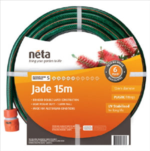 HOSE FITTED JADE - 12mm x15m NETA - HOSES