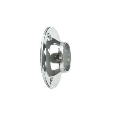 FLANGE - 25mm - ROUND BASE - FOR ROUND TUBE - CP