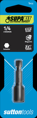 DRIVER BIT  - NUTSETTER - 1/4" x450mm - IMPACT  - MAGNETIC