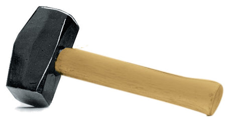CLUB HAMMER/MALLET -  1.35KG/3 LB - WOODEN HANDLE