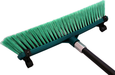 BROOM - 600mm  - LONG BLACK METAL HANDLE