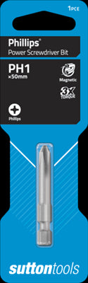 DRIVER BIT - PH1 x 50mm -1 PACK