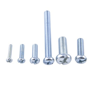 METAL THREAD - BOLT - M8 x 80mm - ROUND HEAD - ZP - 2 piece