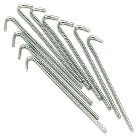 TENT PEGS -  8mm x 300mm - 6 PACK