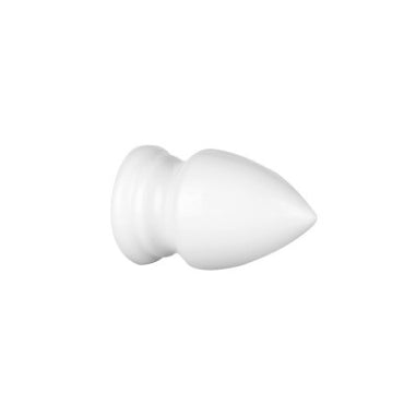 ACORN ROD END - WHITE - 2 PACK