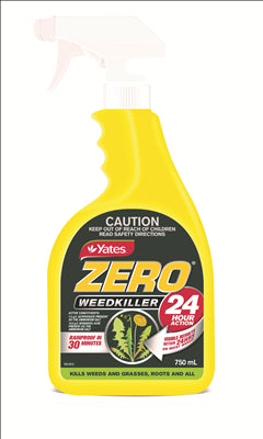 WEEDKILLER  - ZERO -  24 HOUR ACTION - READY TO USE - 750ml