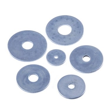 WASHERS - METAL MUDGUARD - 1/8 - ZP - 10 PACK
