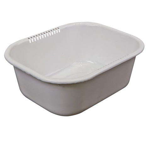 WASH TUB - PLASTIC - WHITE