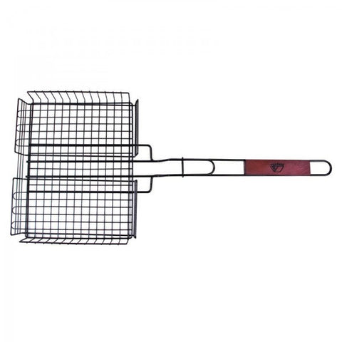 BBQ GRILL BASKET - DEEP GRILL BASKET WITH HANDLE