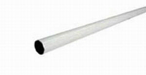 CURTAIN ROD - POLY RESIN COATED - WHITE - 2000mm