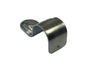 PIPE SADDLE  -  20mm - HALF METAL - 6.5mm HOLE
