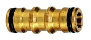 HOSE COUPLER - BRASS - 2 ENDED - 12mm