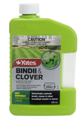 HERBICIDE BINDII & CLOVER 500ml CONC - YATES