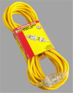 EXTENSION LEAD - 10 Metre - HEAVY DUTY - 10A - TRADESMAN