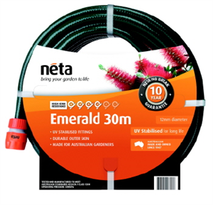 HOSE FITTED EMERALD -  12mm x 30m NETA - HOSES