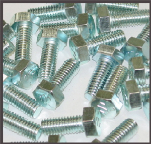 BOLT & NUT HEX HEAD ZP -  1/2" x  1-1/2"
