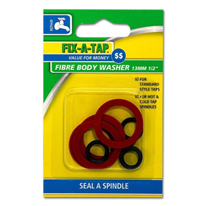 WASHER - FIBRE TAP SPINDLE SEALING SET - 13MM