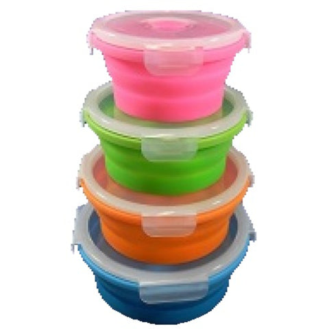 POP UP  CONTAINERS - SET OF 4 - ROUND - From 120 to 190mm diameter