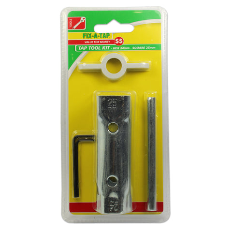 TAP TOOL KIT - 'A' - HEX 24mm & SQUARE 25mm