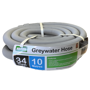 HOSE -  GREY WATER HOSE  - 34mm x 10 metres