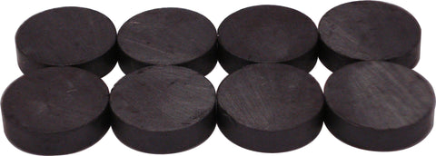 MAGNETS - ROUND CERAMIC HOBBY MAGNETS - 8 PIECE