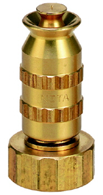 TAP NOZZLE - BRASS ADJUSTABLE - JUMBO - SCREW - BSP FITTING - 3/4IN