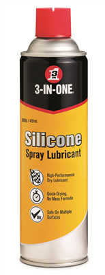 SILICONE SPRAY LUBRICANT - 300G - 3-IN-ONE
