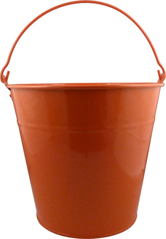 BUCKET - ORANGE STEEL - 12 LITRE