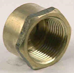 CAP BRASS - HEX 20mm