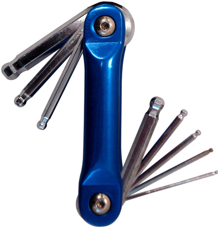 BALL HEX KEY SET  - METRIC - 8 PIECE - IN HOLDER