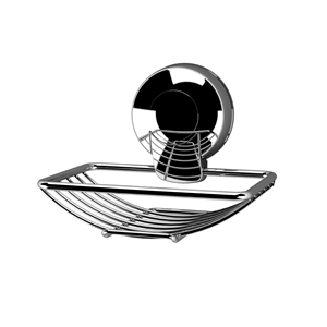 SOAP DISH - ULTRALOC - CHROME - NO DRILLING