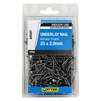 NAILS - HARDBOARD -  UNDERLAY -  25 x 2.0mm  - 500G