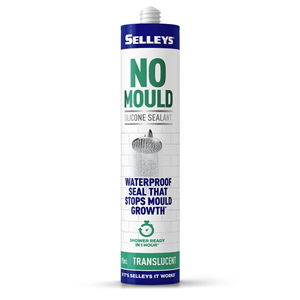 SILICONE - NO MOULD BATHROOM & KITCHEN -  TRANSLUCENT - 290ml  - SELLEYS