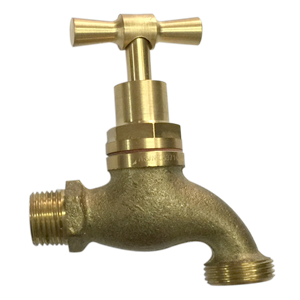 GARDEN TAP - SOLID BRASS - 1/2 TURN CERAMIC DISC 3/4