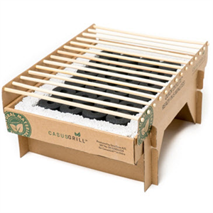 CAMP GRILL - BAMBOO CHARCOAL GRILL  - DISPOSABLE & COMPOSTABLE