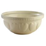 MIXING BOWL - 29CM - CREAM HEARTS - MASON CASH