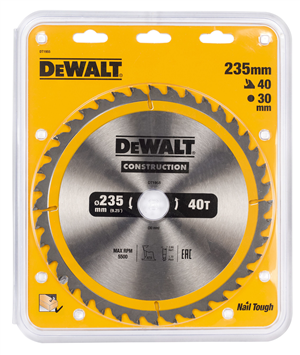 BLADE - CIRCULAR SAW - DEWALT - 235mm - 40T