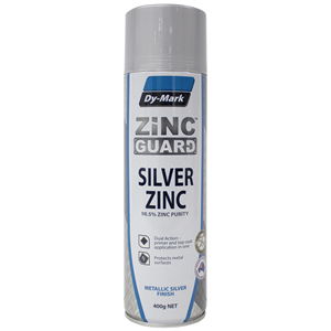 SILVER ZINC - METALLIC SILVER FINISH  - 400G - ZINC GUARD