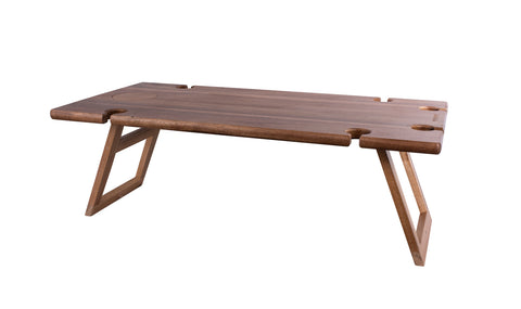 TABLE - RECTANGLE 75cmx38cm PICNIC TABLE - FOLDING ACACIA WOOD -  PEER SORENSEN