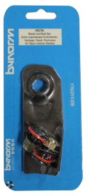 MOWER BLADES - WITH BOLTS - VICTA REAR CATCHER 1974 ON