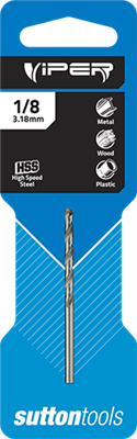 1/8in HSS DRILL BIT - VIPER