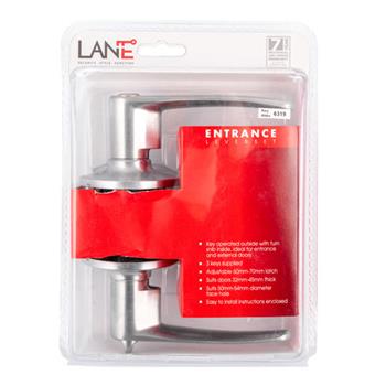 ENTRANCE SET - LEVER - KEYED - BSC AVALON - LANE