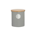 CANISTER - SUGAR  -  1 LITRE - GREY - TYPHOON LIVING