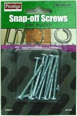 CUPBOARD HANDLE SCREWS/THREADS - SNAP OFF
